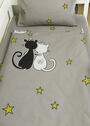 Постельное белье 160х80 "Два кота" фото