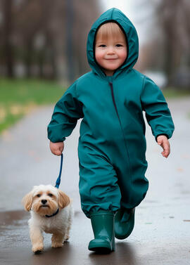 Непромокаемый комбинезон детский фото