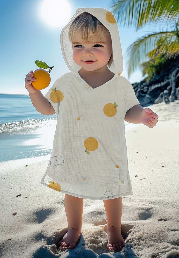 Туника пляжная детская фото