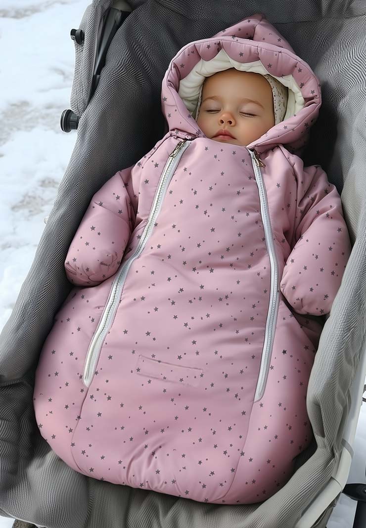 Зимний комбинезон для новорожденных фото