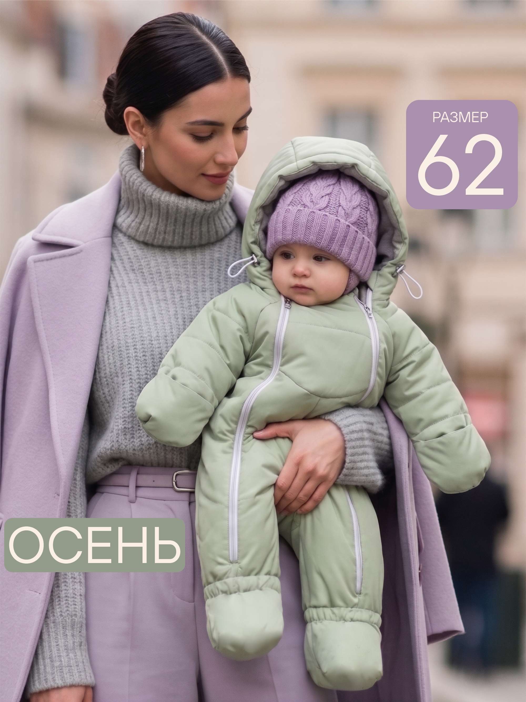 Демисезонный комбинезон для малыша "Галактика 2.0" фото