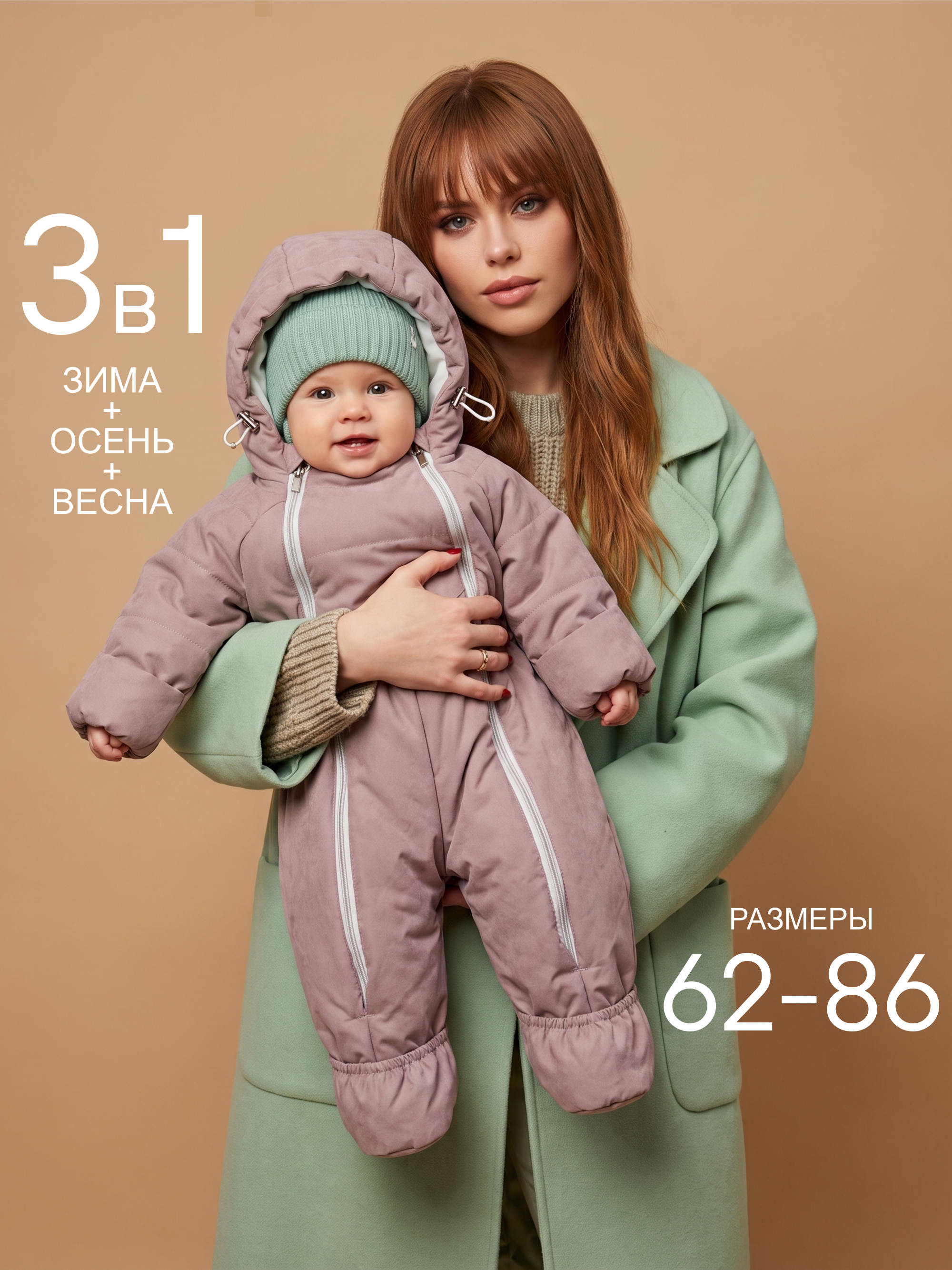 Комбинезон для новорожденного "Галактика 2.0" фото