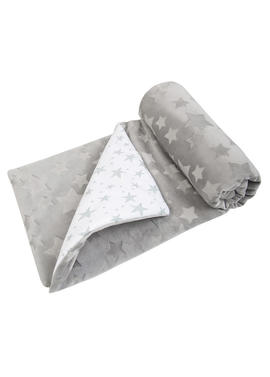 Детский плюшевый плед "Млечный Путь" серый