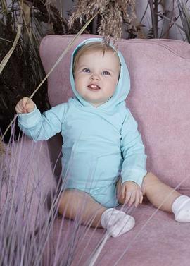 Боди с капюшоном "Кроко" фото