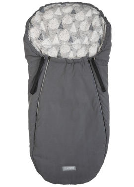 Зимний конверт в коляску "Сноу" серый фото 