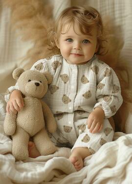 Детский комбинезон из муслина «Токио» фото 