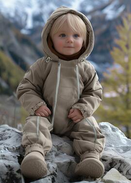 Демисезонный комбинезон для малыша "Галактика 2.0" фото