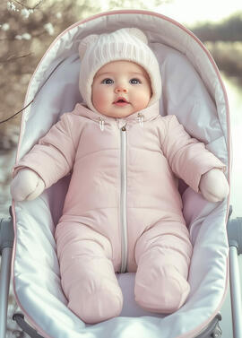 Комбинезон для новорожденной девочки фото