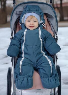 Демисезонный комбинезон детский фото