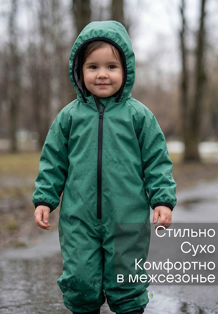 Непромокаемый комбинезон детский Муссон 2.0 фото
