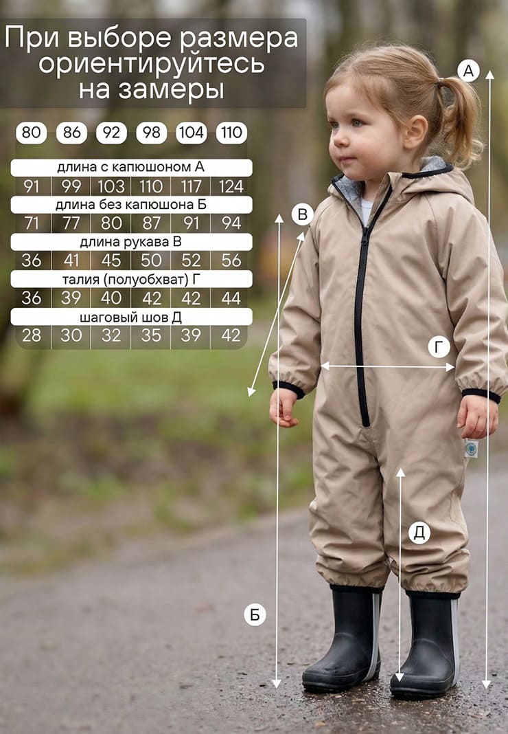 Непромокаемый комбинезон фото