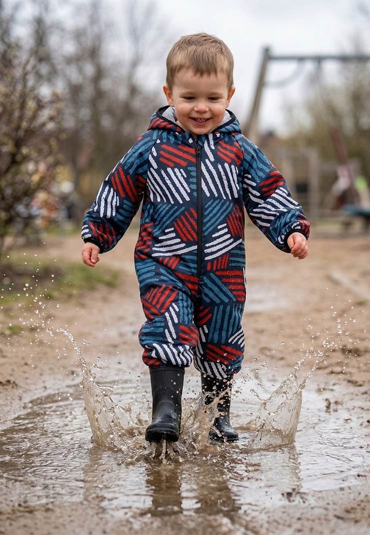 Непромокаемый комбинезон-дождевик фото