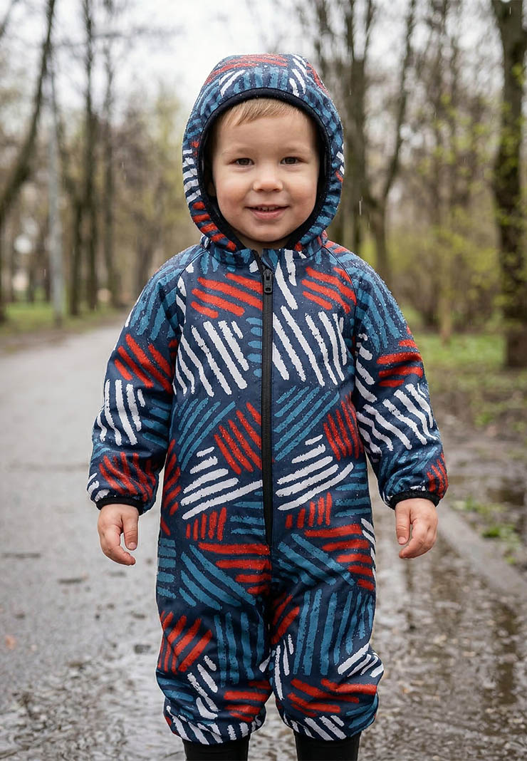 Непромокаемый комбинезон-дождевик фото