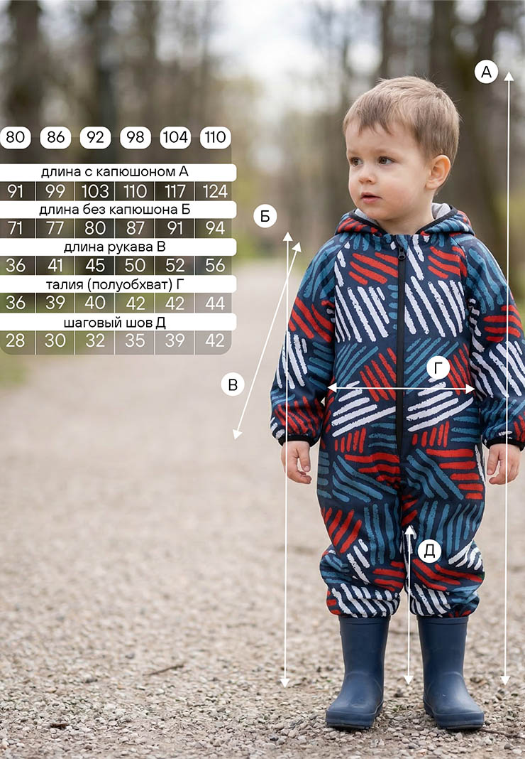 Непромокаемый комбинезон-дождевик фото