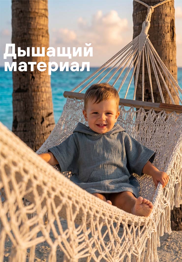 Туника пляжная из муслина фото