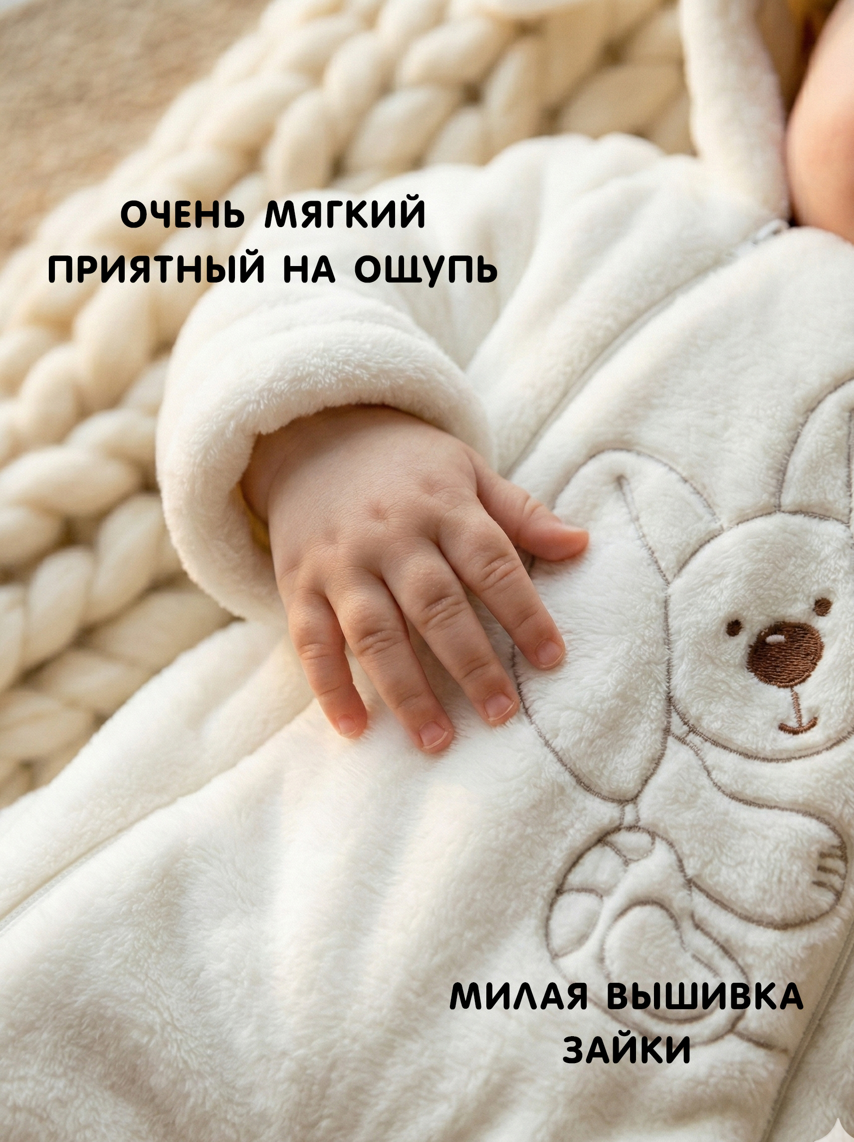 Комбинезон Пушистый Зайка фото