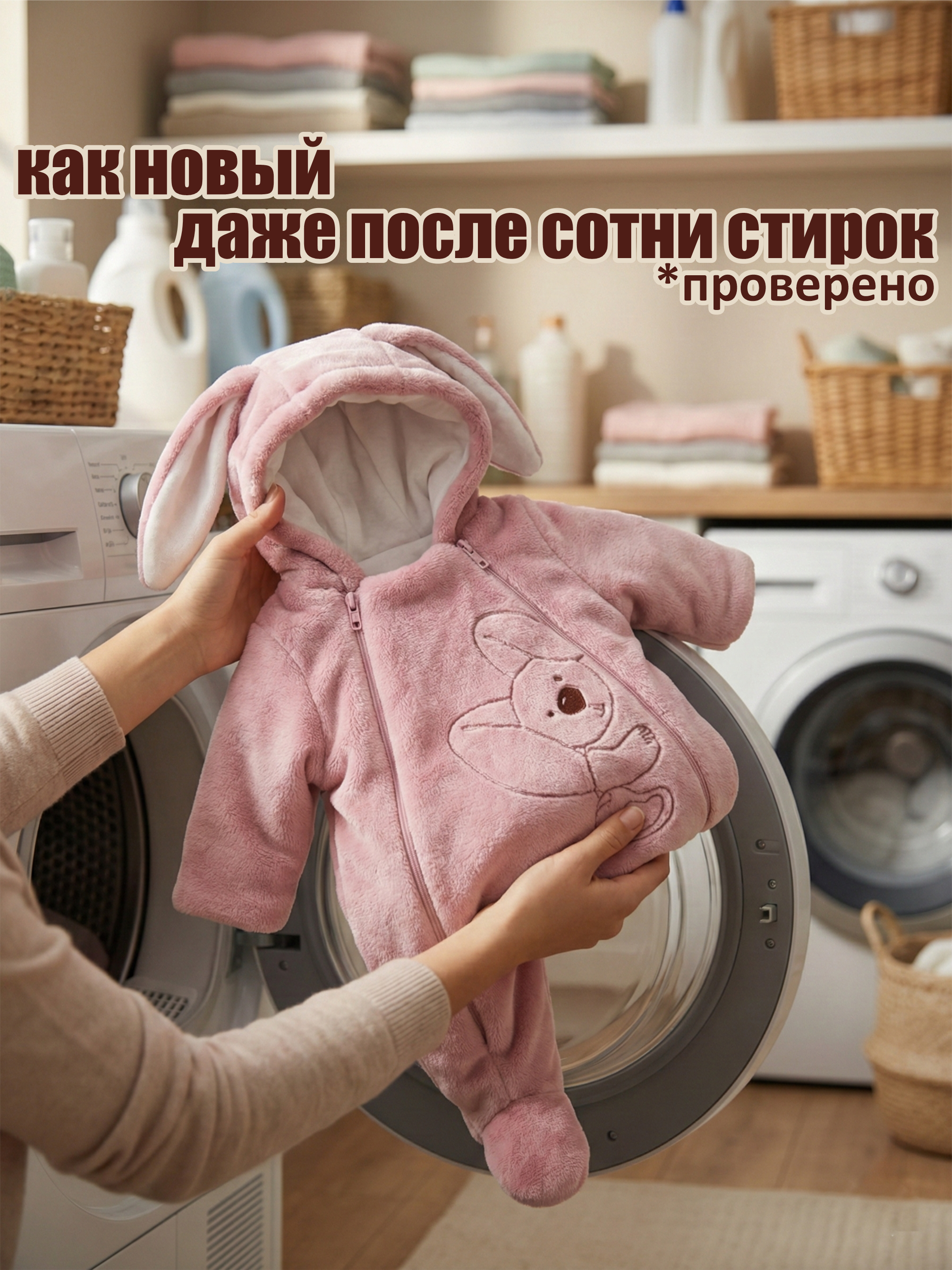 Комбинезон Пушистый Зайка фото