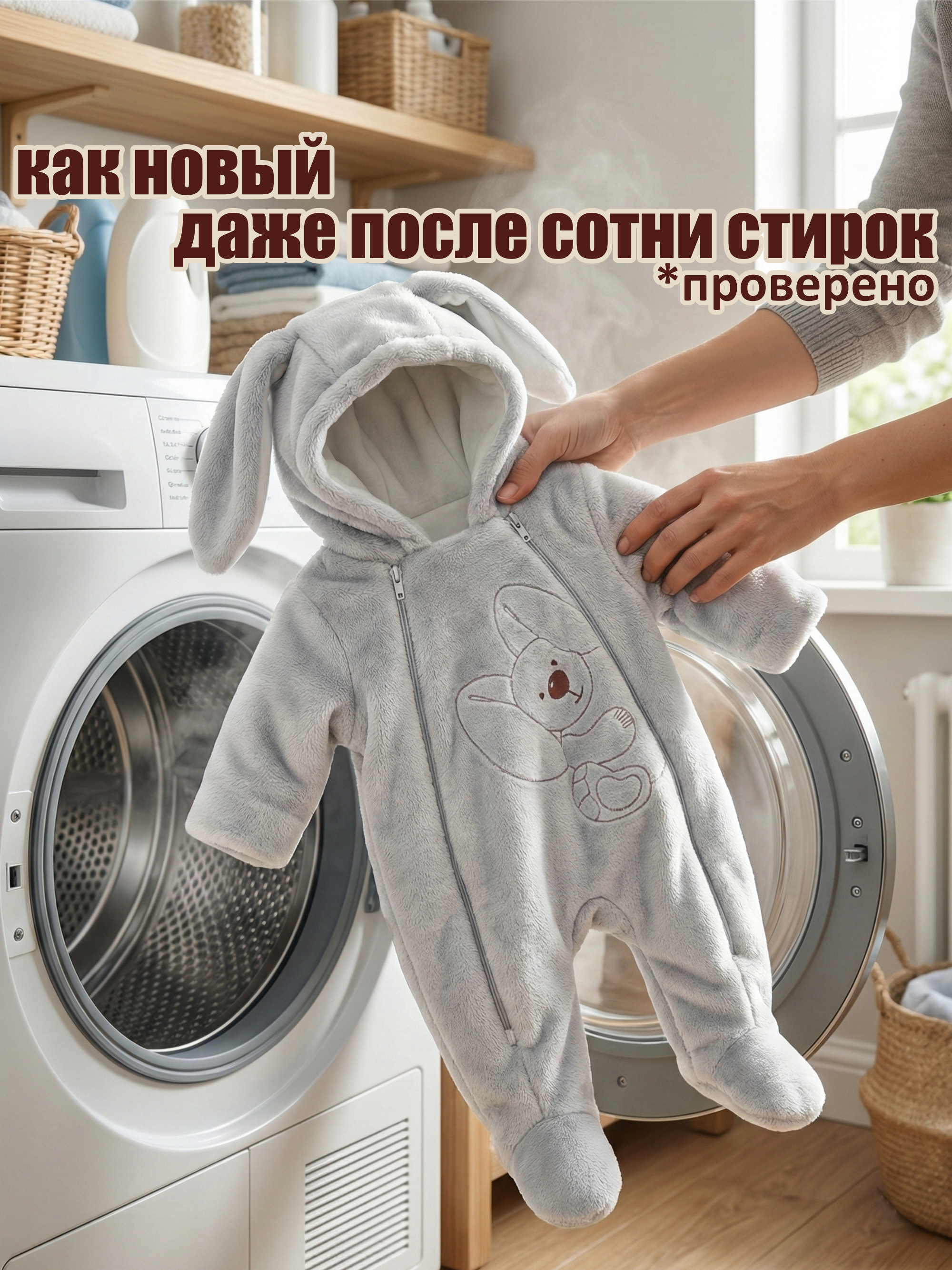 Комбинезон Пушистый Зайка фото