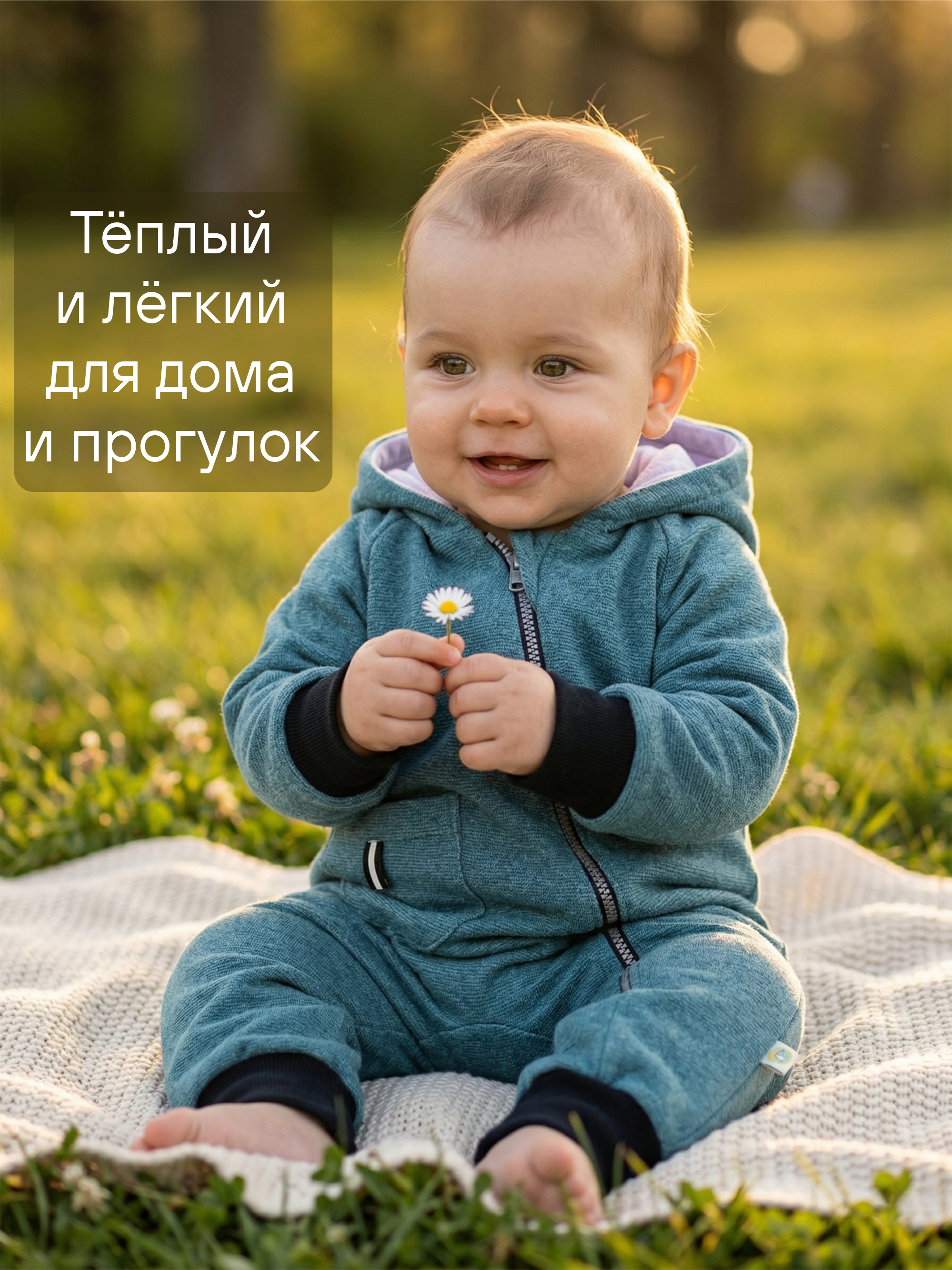Детский комбинезон из флиса "Тинки" фото