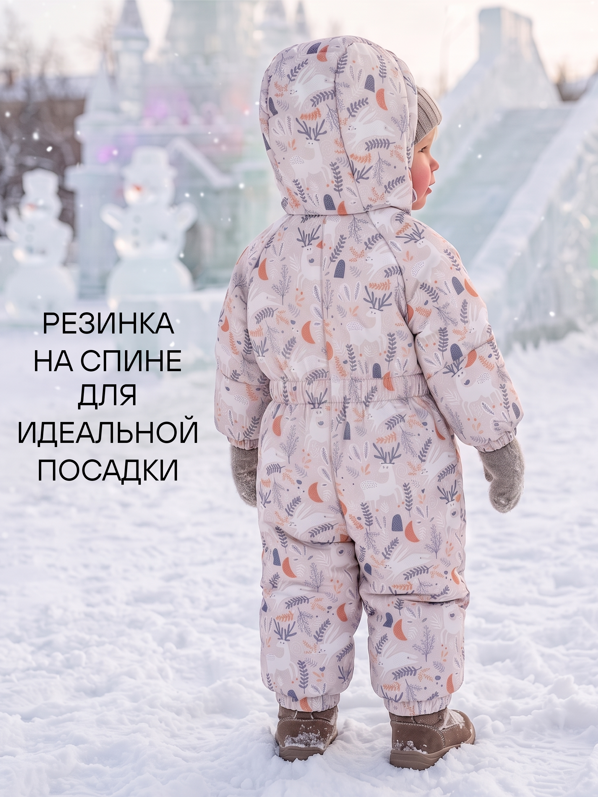 Зимний комбинезон для новорожденного "Саяны" фото