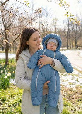 Комбинезон для новорожденного на осень "Дэни" фото