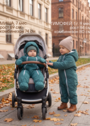 Демисезонный комбинезон для новорожденных фото
