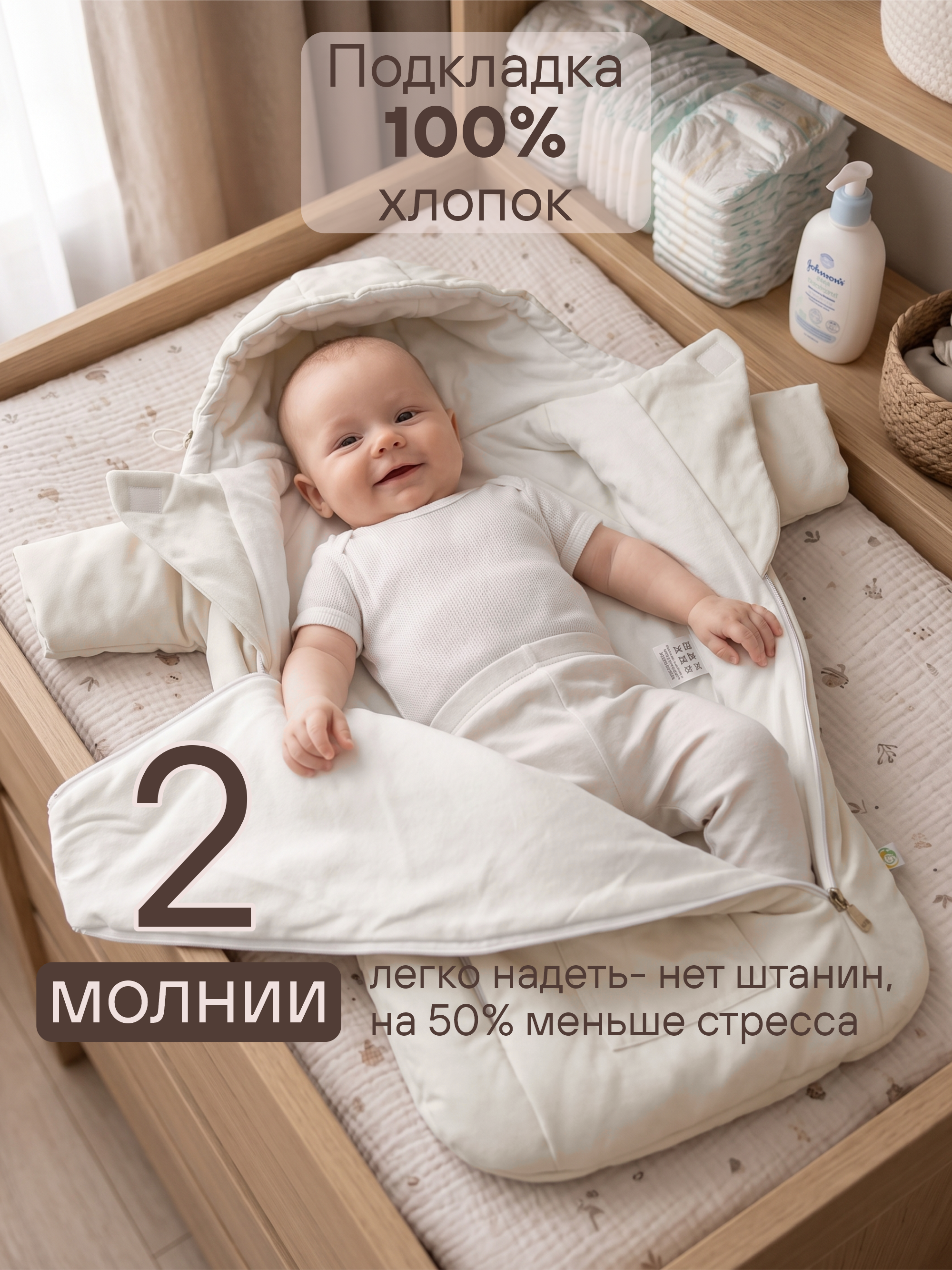 Комбинезон для новорожденных демисезонный на выписку фото