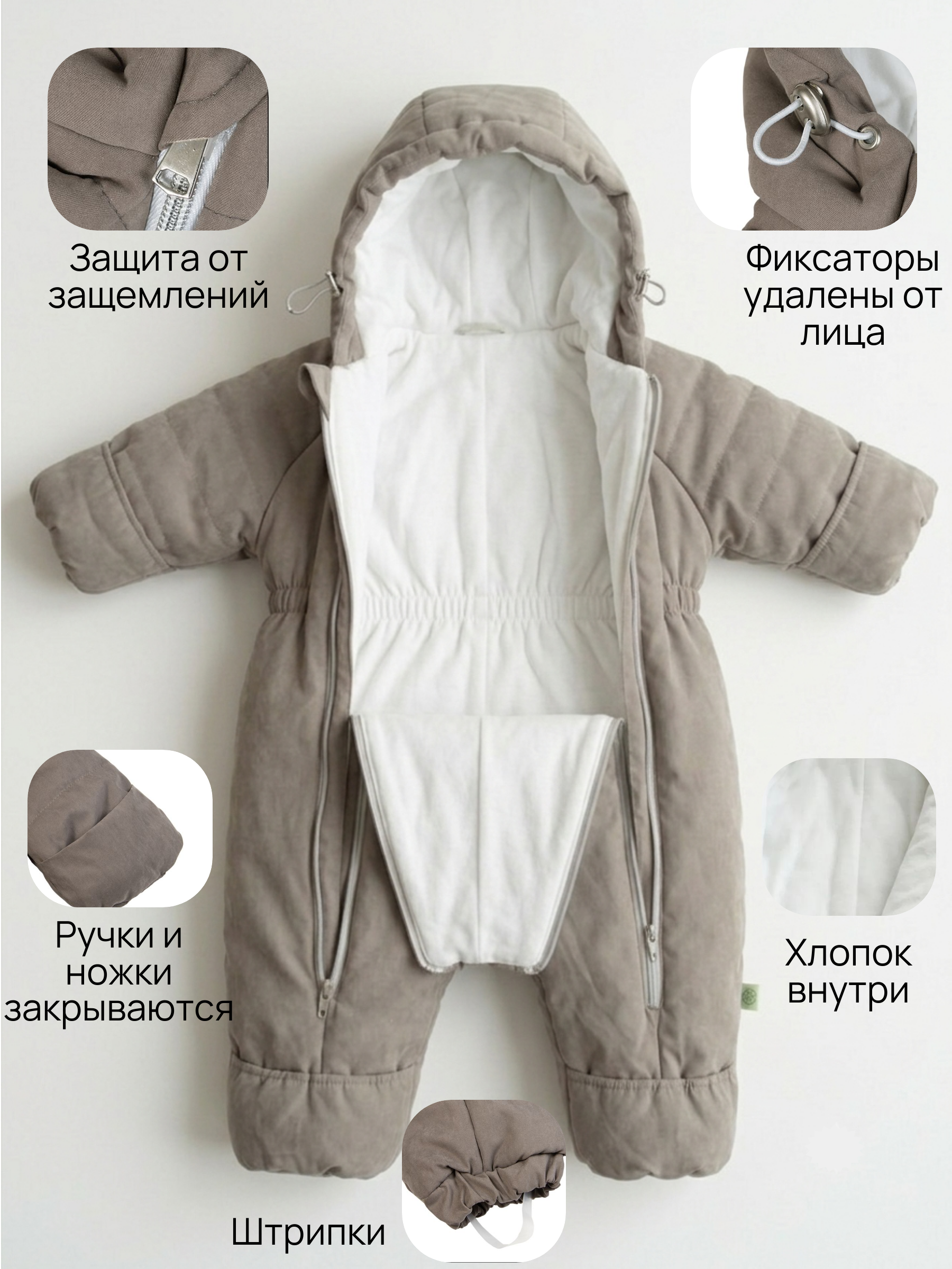 Демисезонный комбинезон для малыша "Галактика 2.0" фото