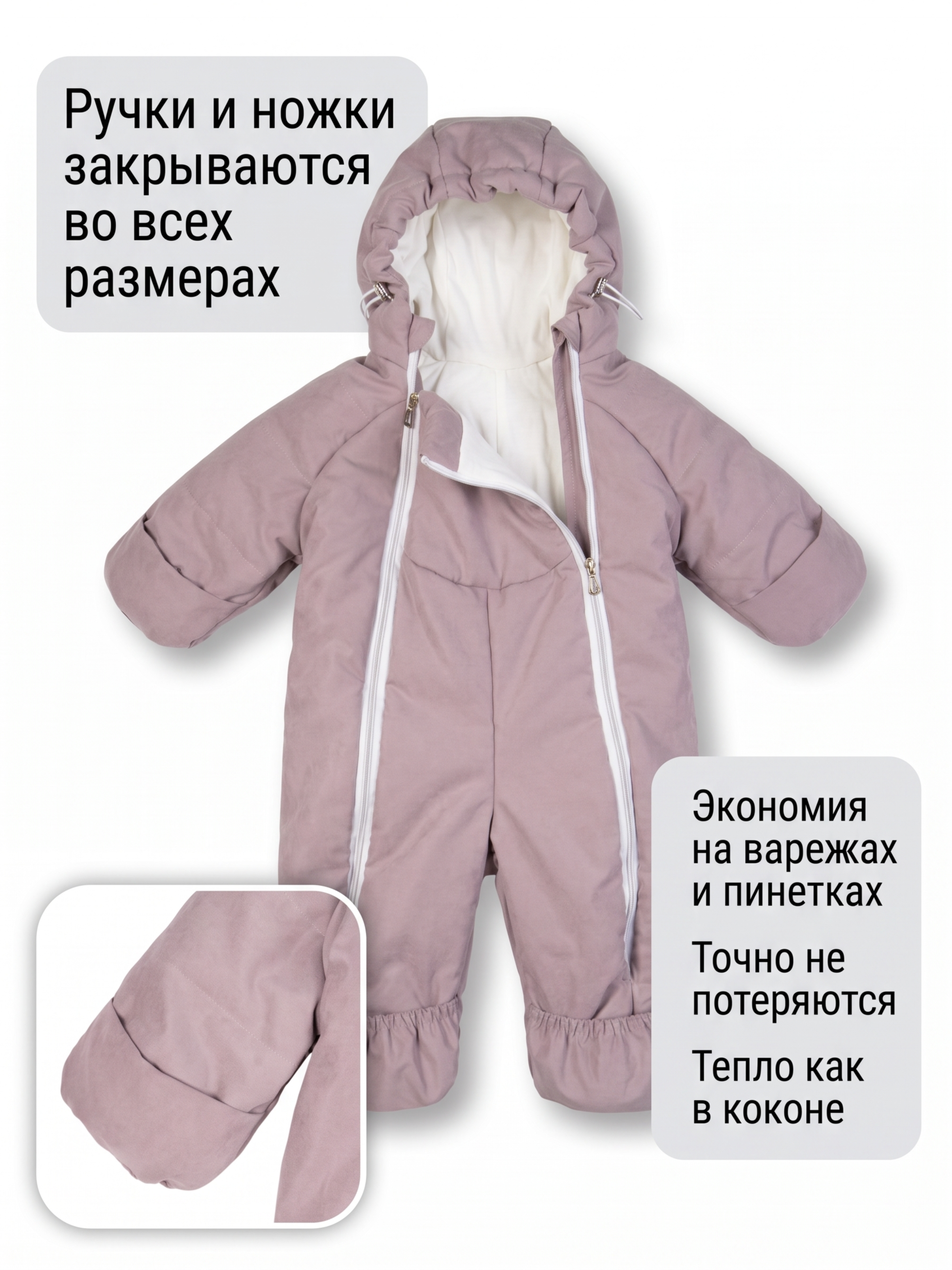 Комбинезон для новорожденного "Галактика 2.0" фото
