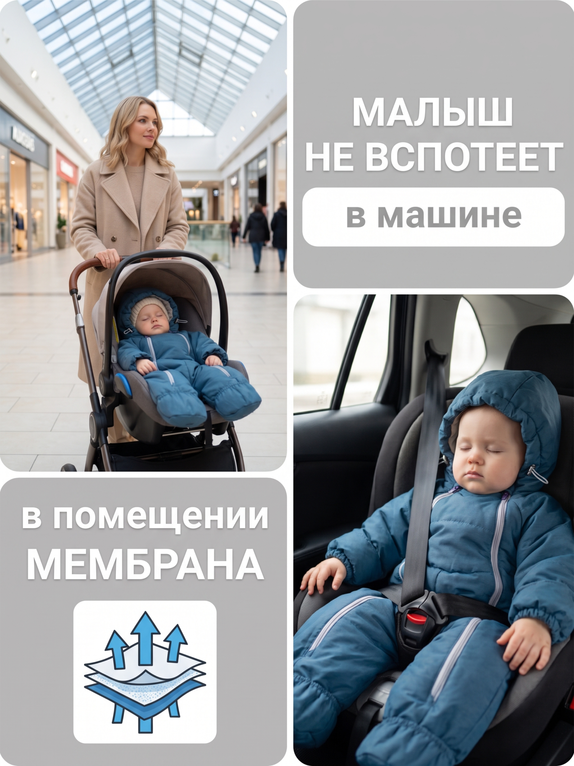 Демисезонный комбинезон детский фото