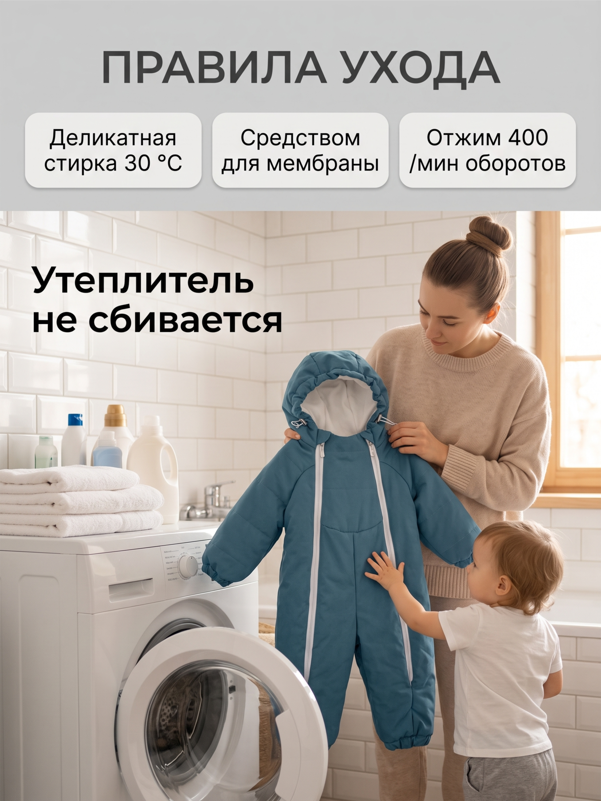 Демисезонный комбинезон детский фото