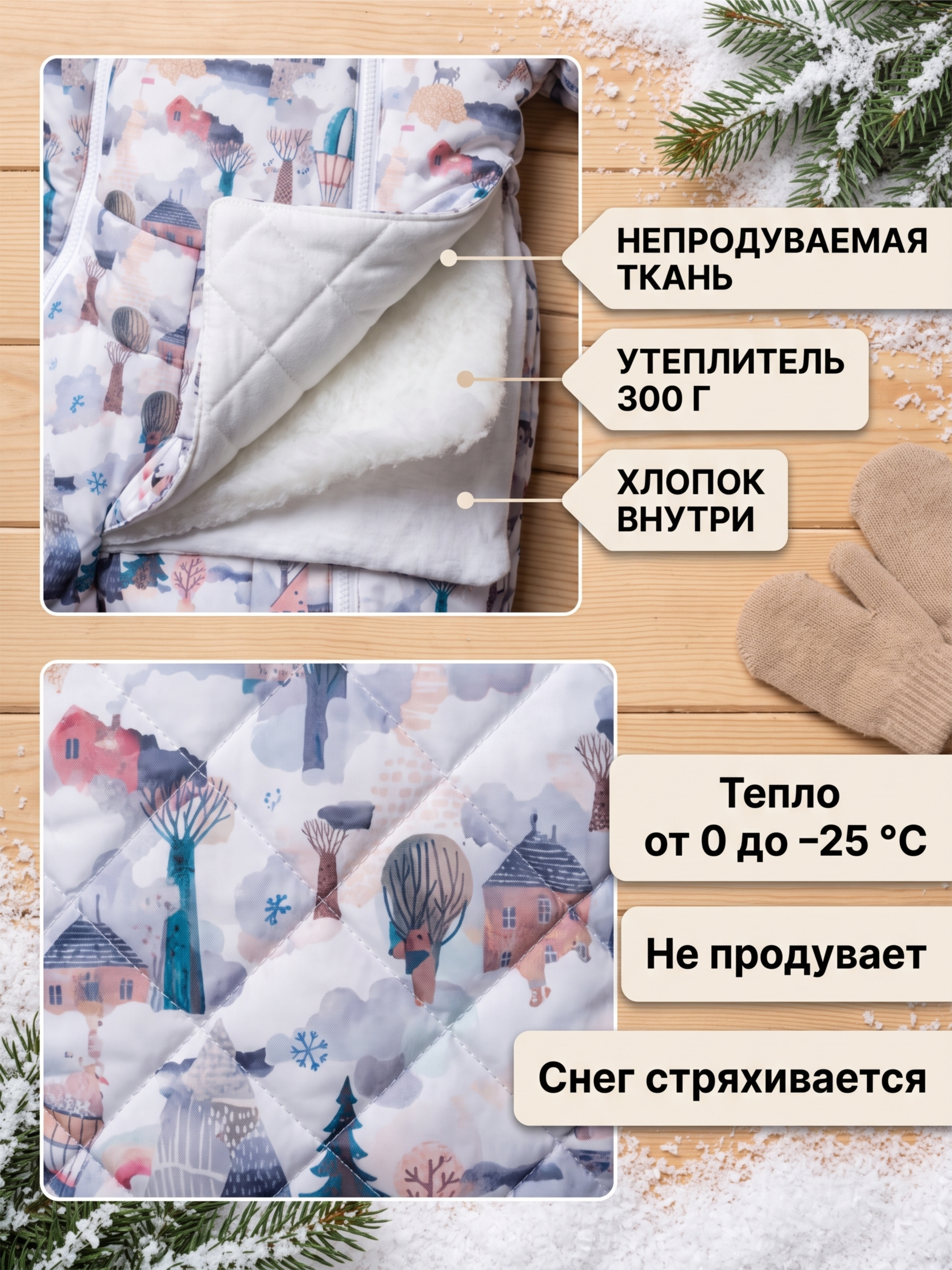 Зимний комбинезон Альбион фото 