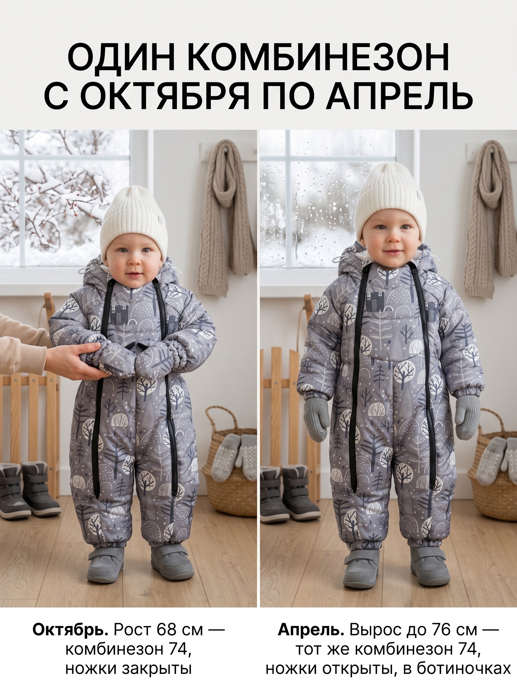 Комбинезон на зиму ребенку после выписки "Суоми" фото
