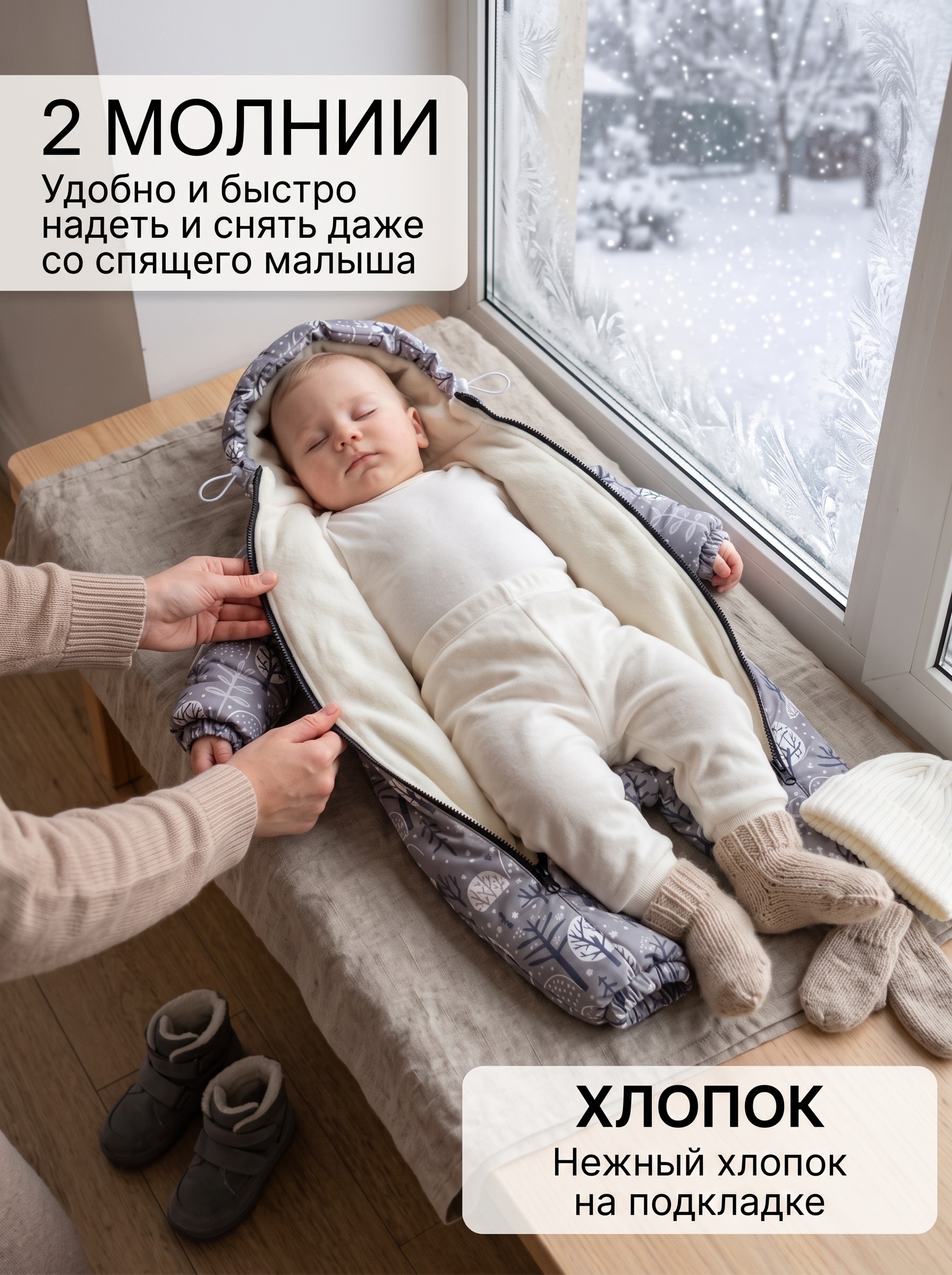 Комбинезон на зиму ребенку после выписки "Суоми" фото