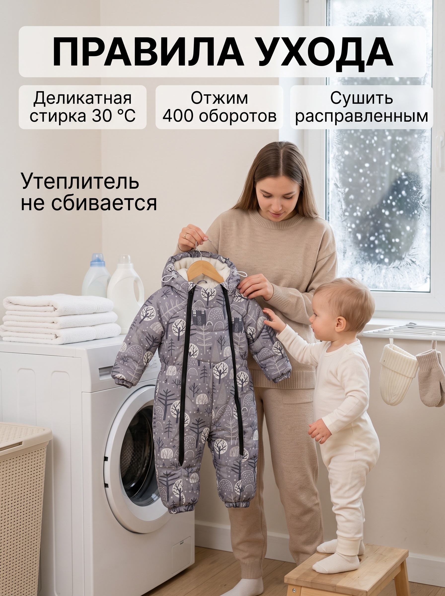 Комбинезон на зиму ребенку после выписки "Суоми" фото
