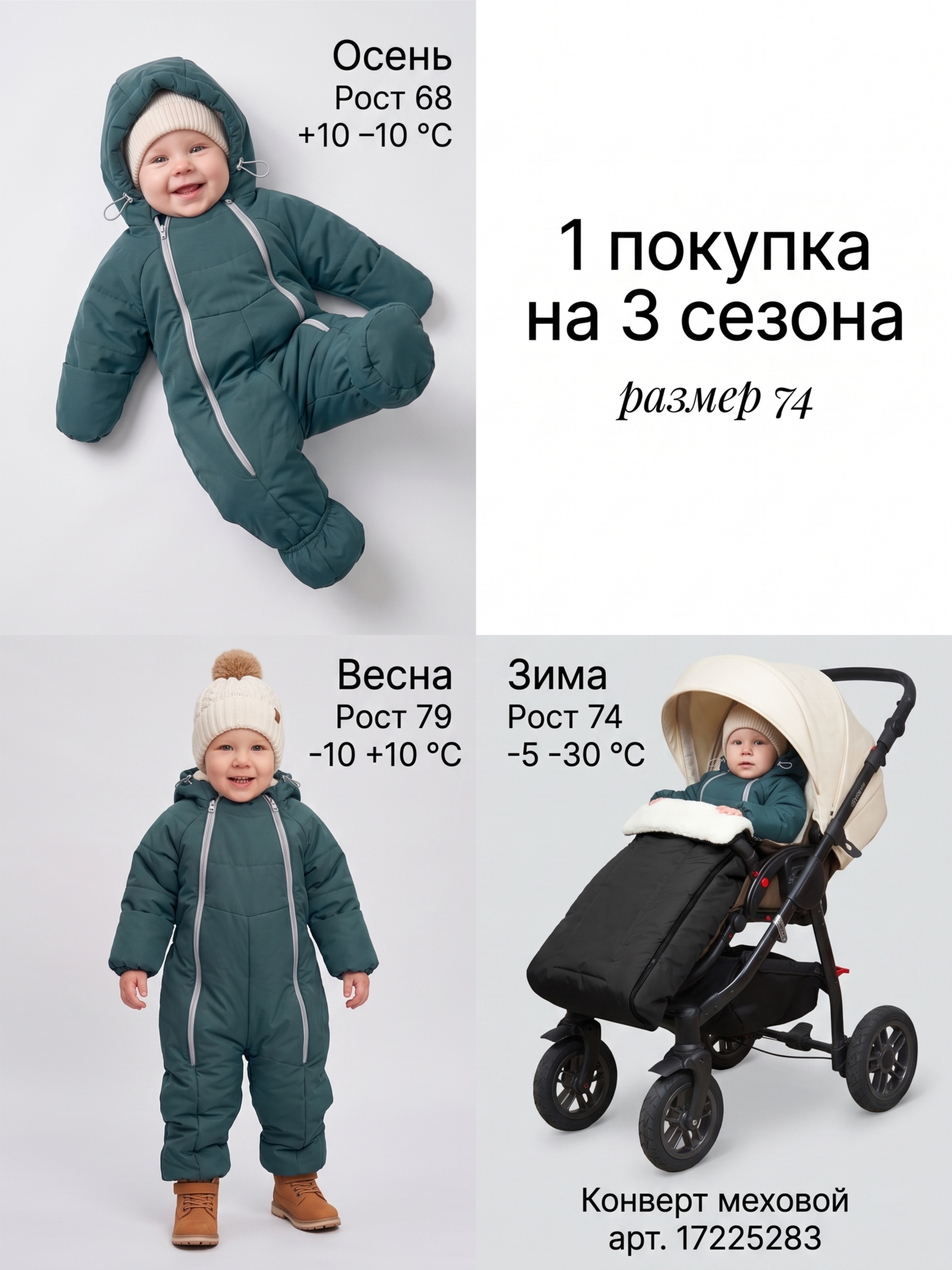 Детский комбинезон "Галактика 2.0" фото