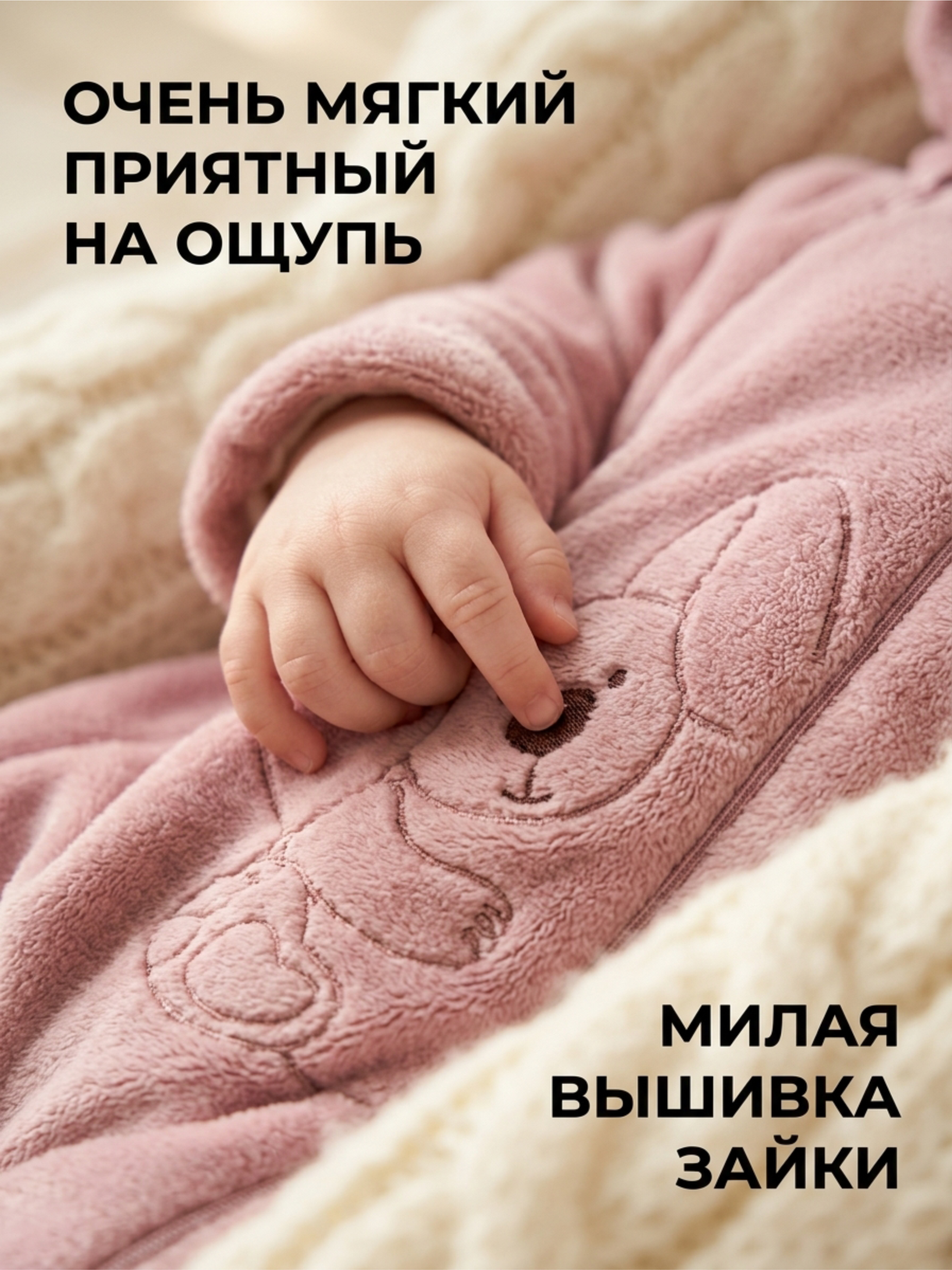Комбинезон Пушистый Зайка фото