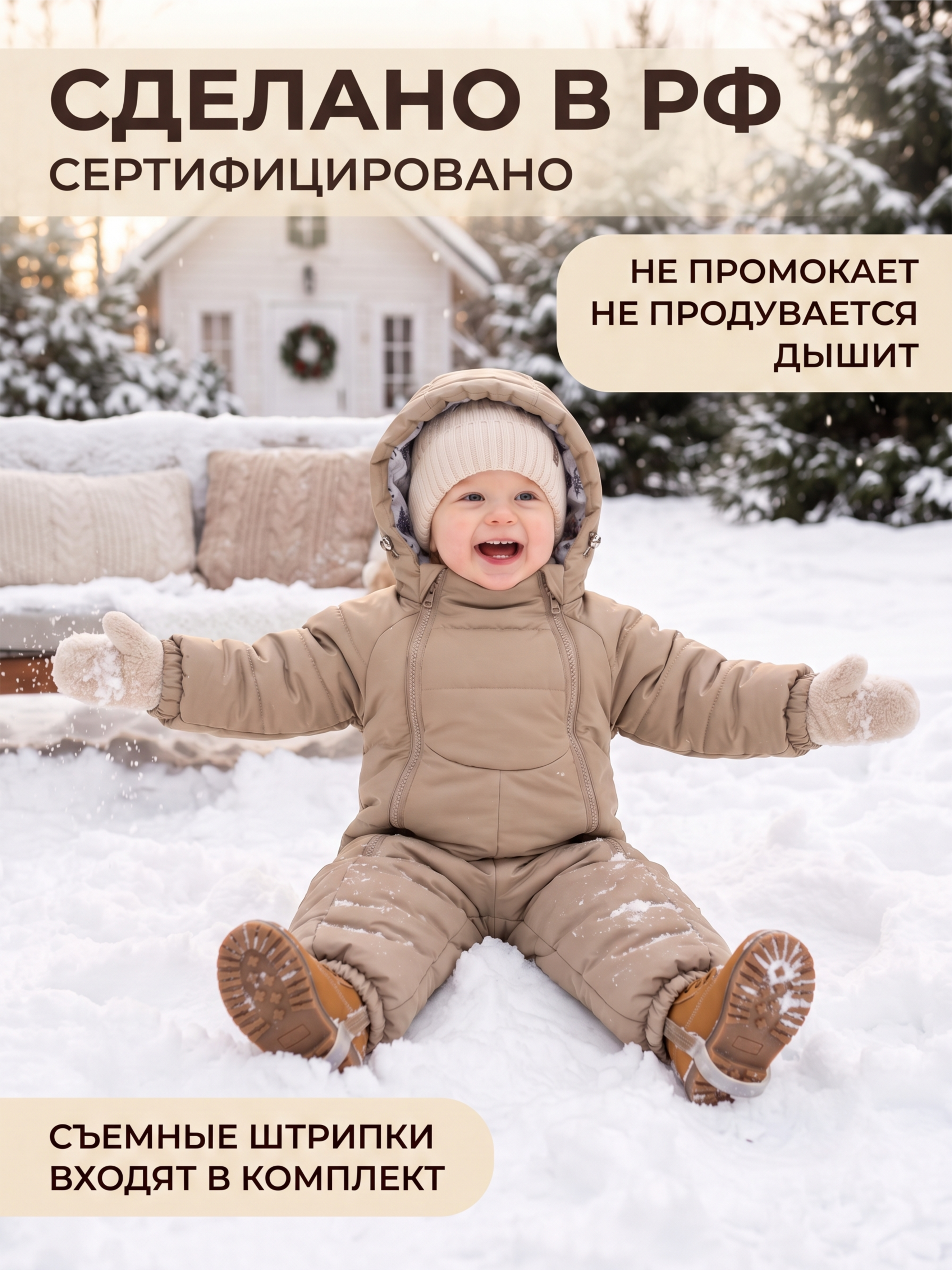 Детский комбинезон зимний Байкал фото