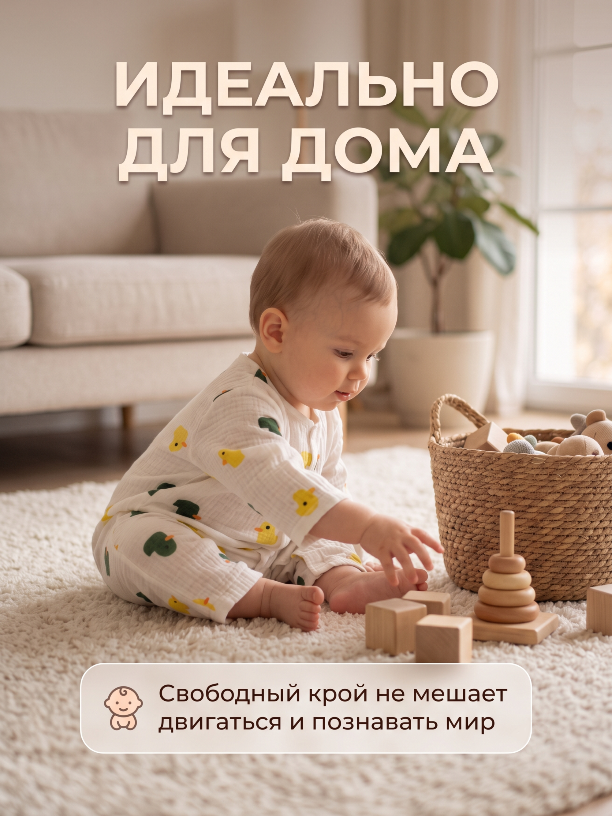 Комбинезон для малыша на лето фото