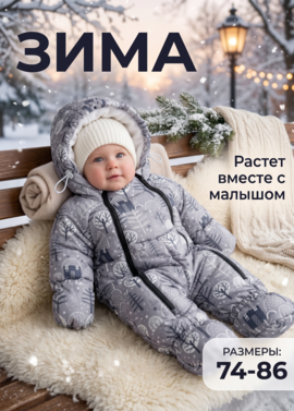 Комбинезон на зиму ребенку после выписки "Суоми" фото